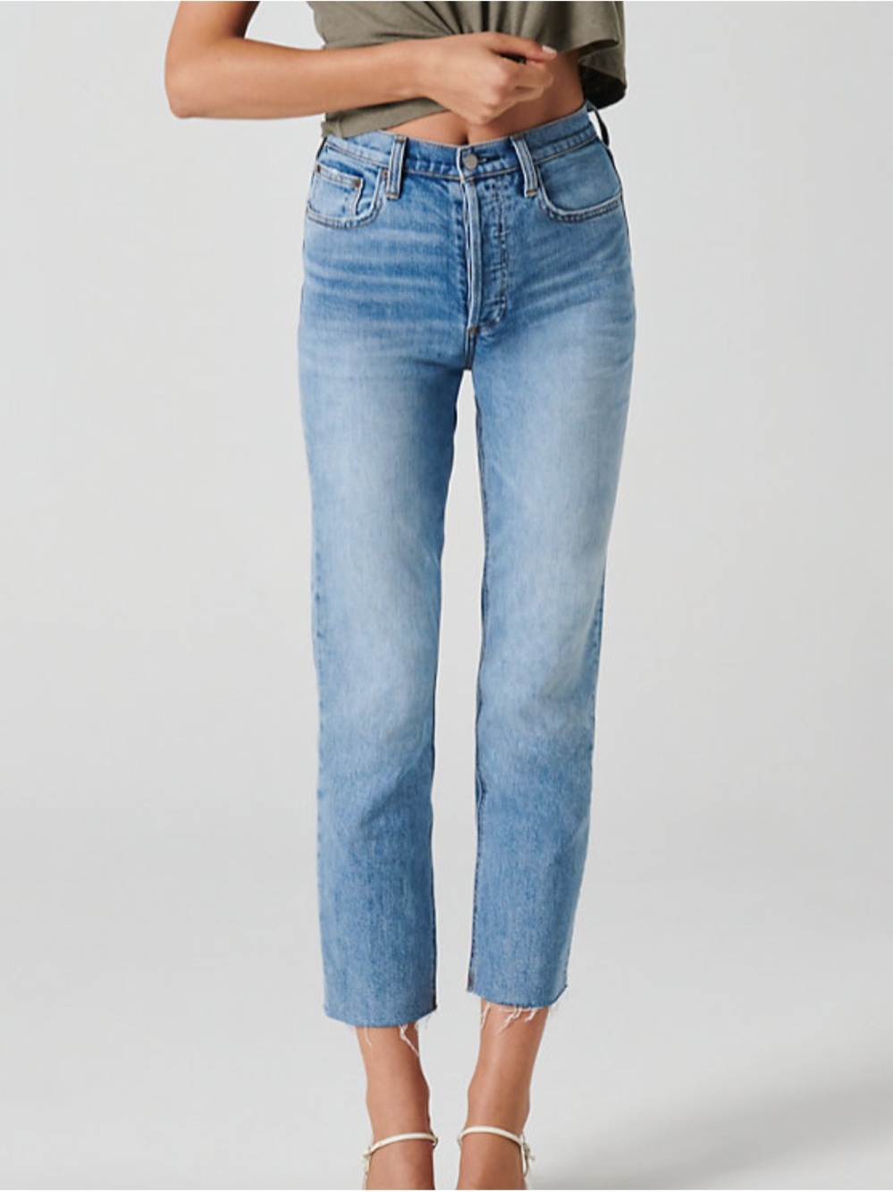 Aritzia Denim Forum Alro High-Rise Straight Leg Jean